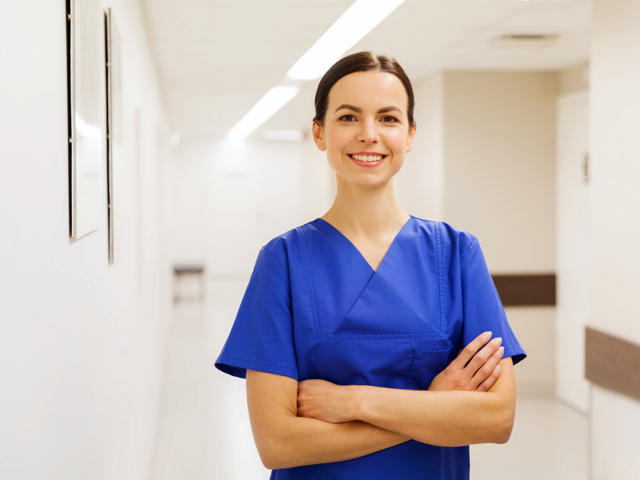 Health Care Worker in Hospital Setting