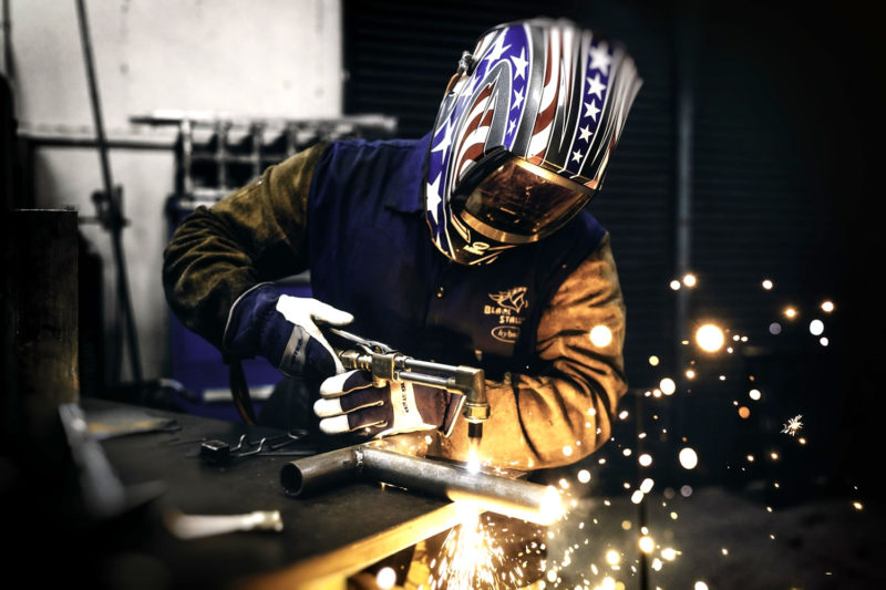 Welding with torch