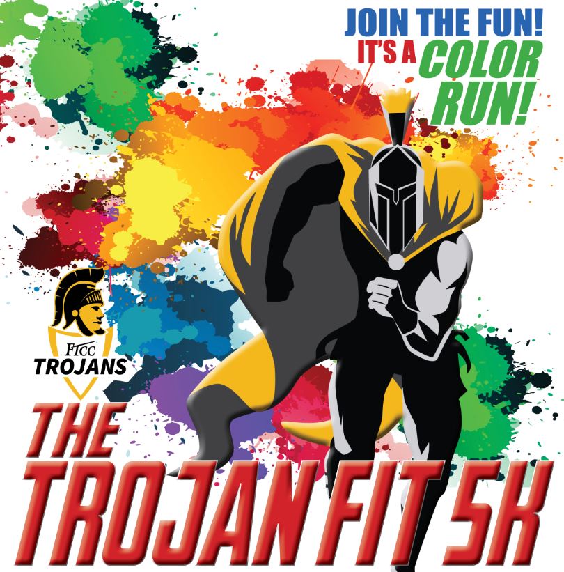Trojan fit 5k poster july 2019