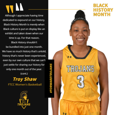 Troy Shaw Black History Month 1