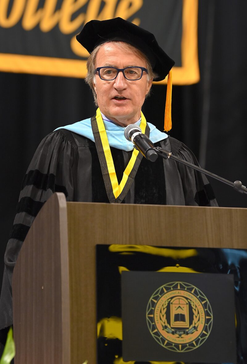 2022 05 Dr. Sorrells At 2022 Commencement