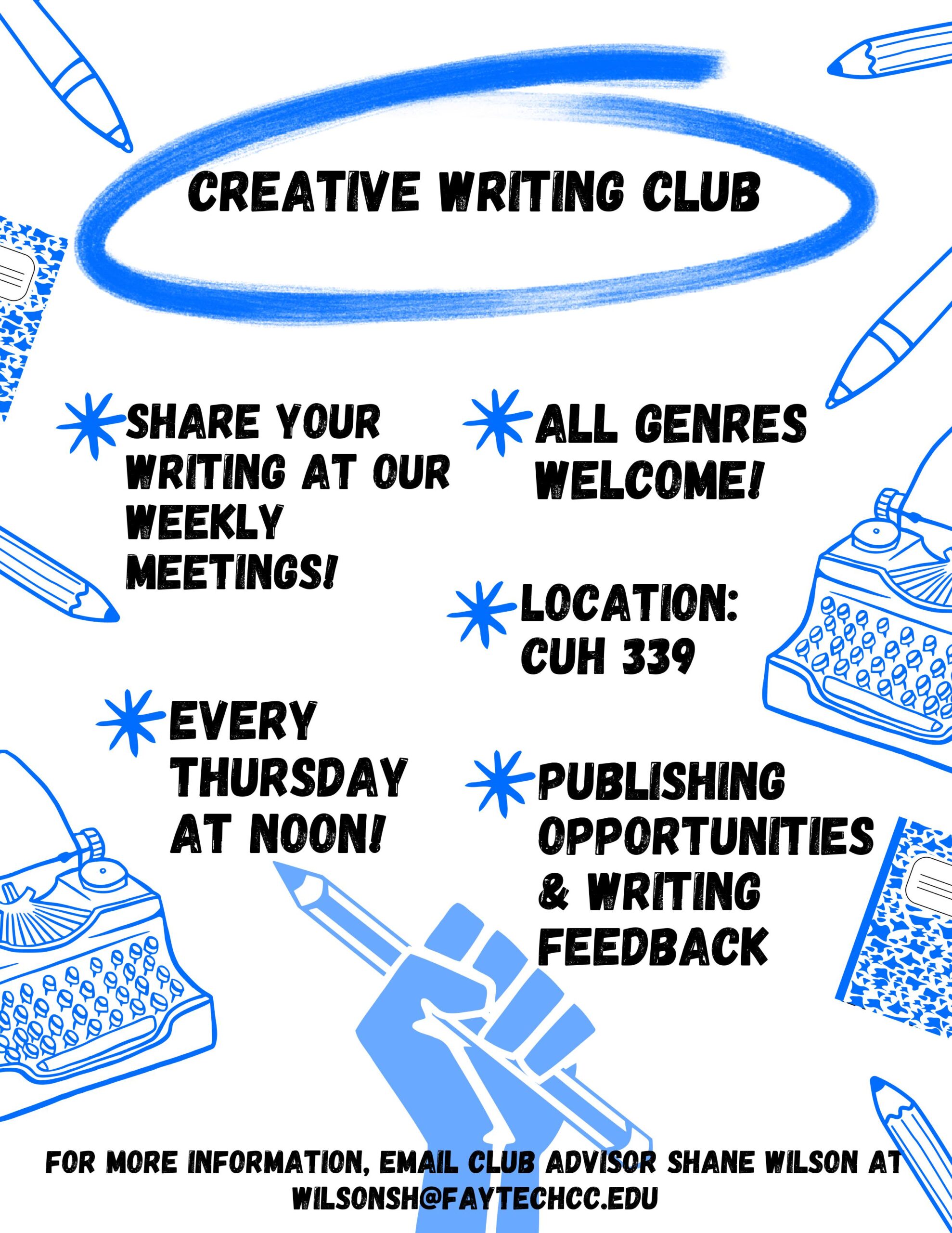 Creative Writing Flyer