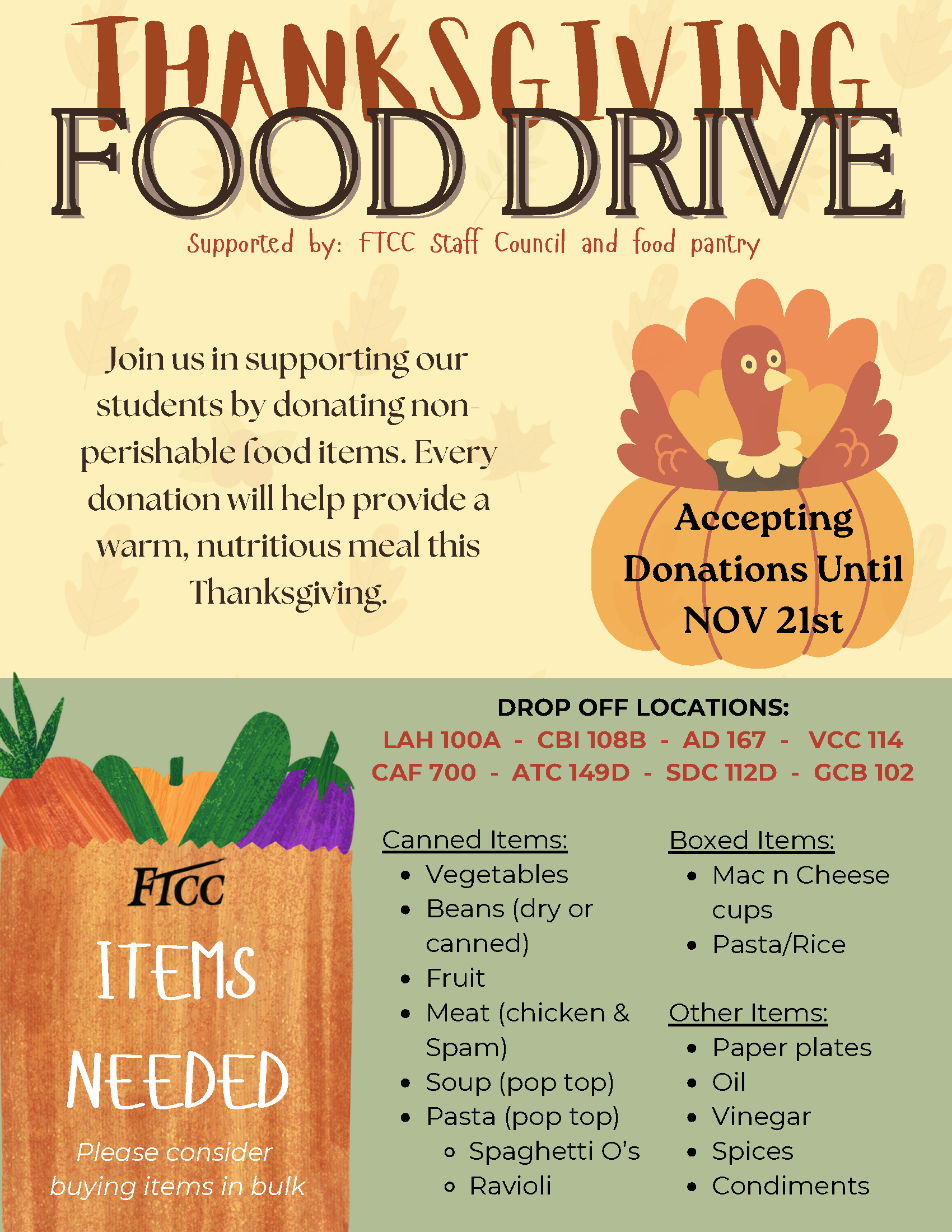 Thanksgiving Food Drive 2 Page 1