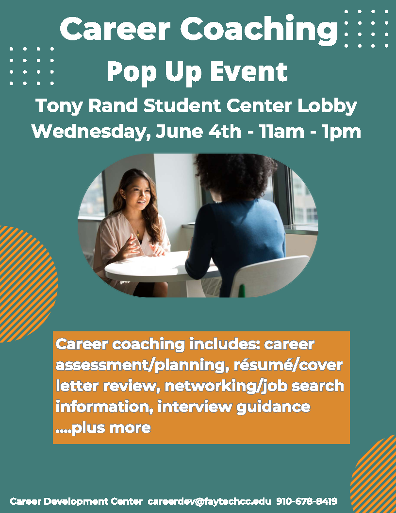 Career Coaching Pop Up June 4