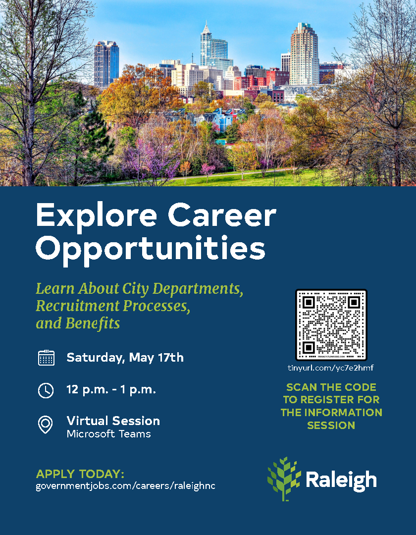 Explore Career Opportunities In Raleigh Virtual Session