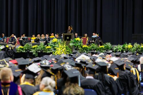 FTCC-Trustee-Tammy-Thurman-gives-the-keynote-address-at-Commencement