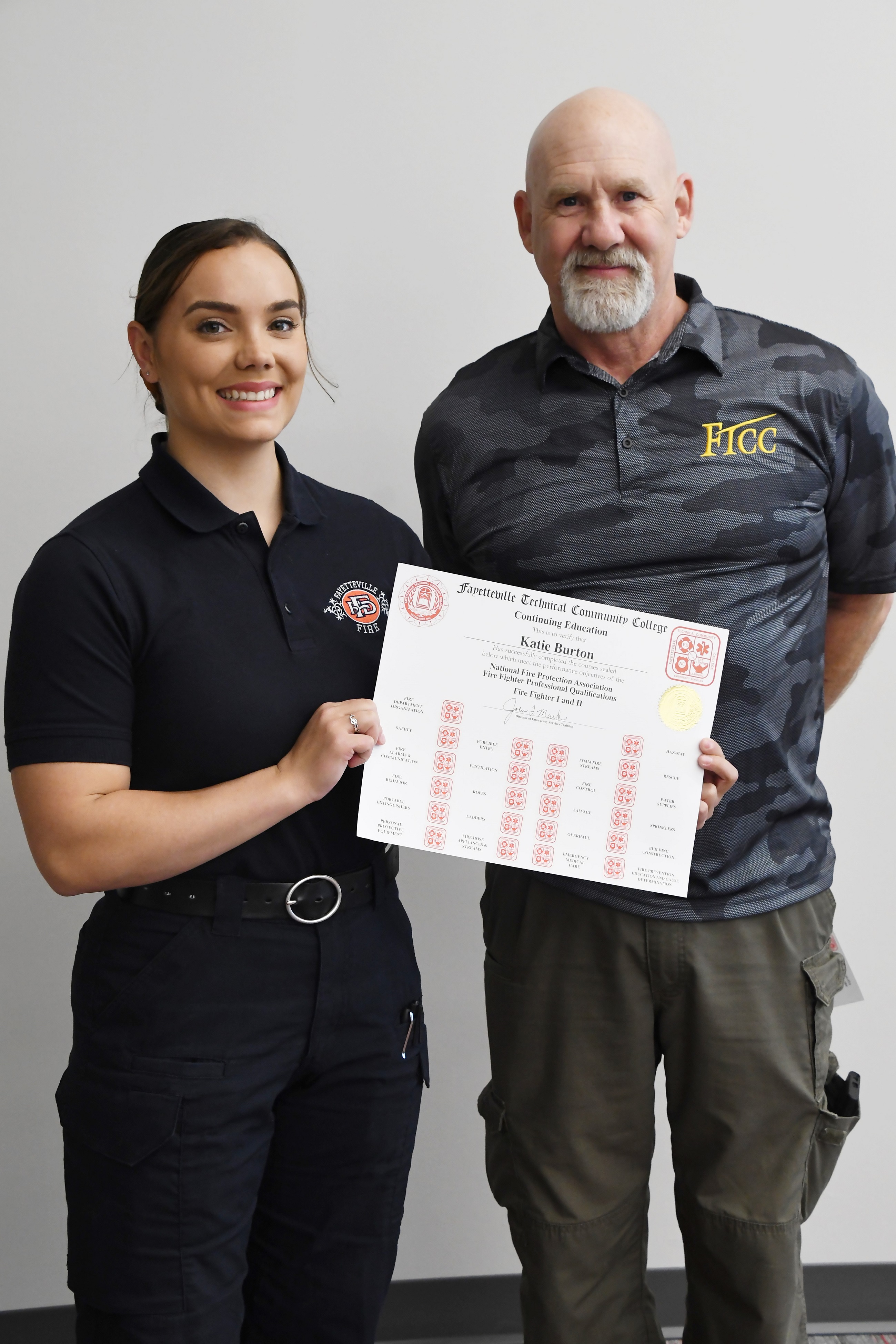 FTCC Fire Training Graduation March 2024