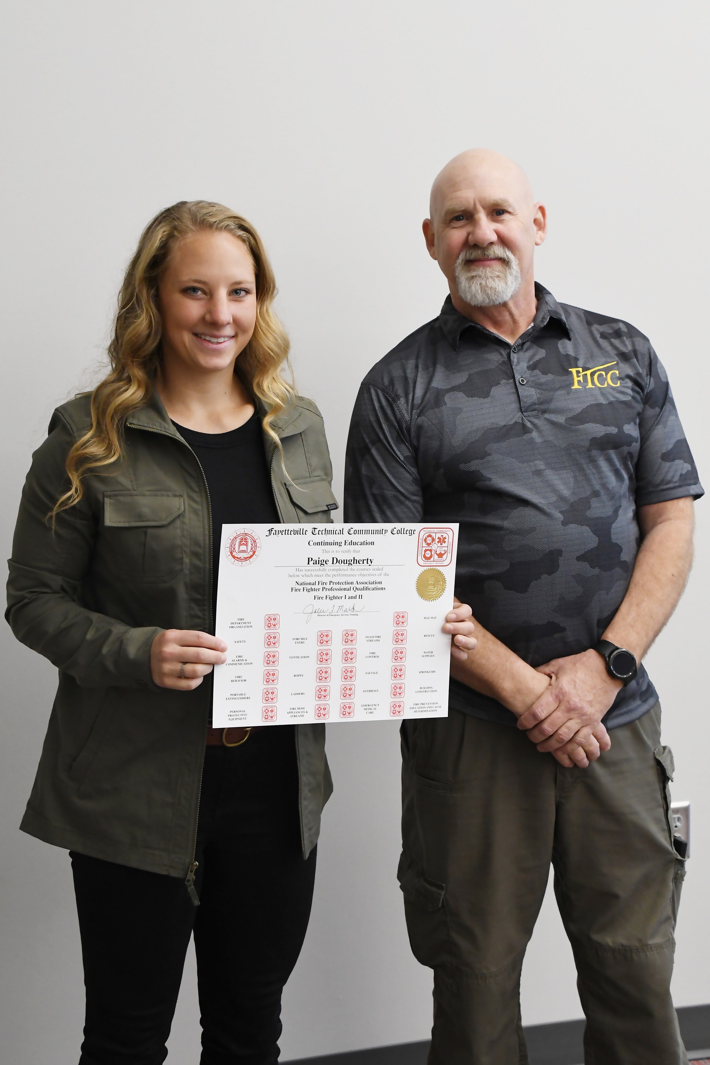 FTCC Fire Training Graduation March 2024