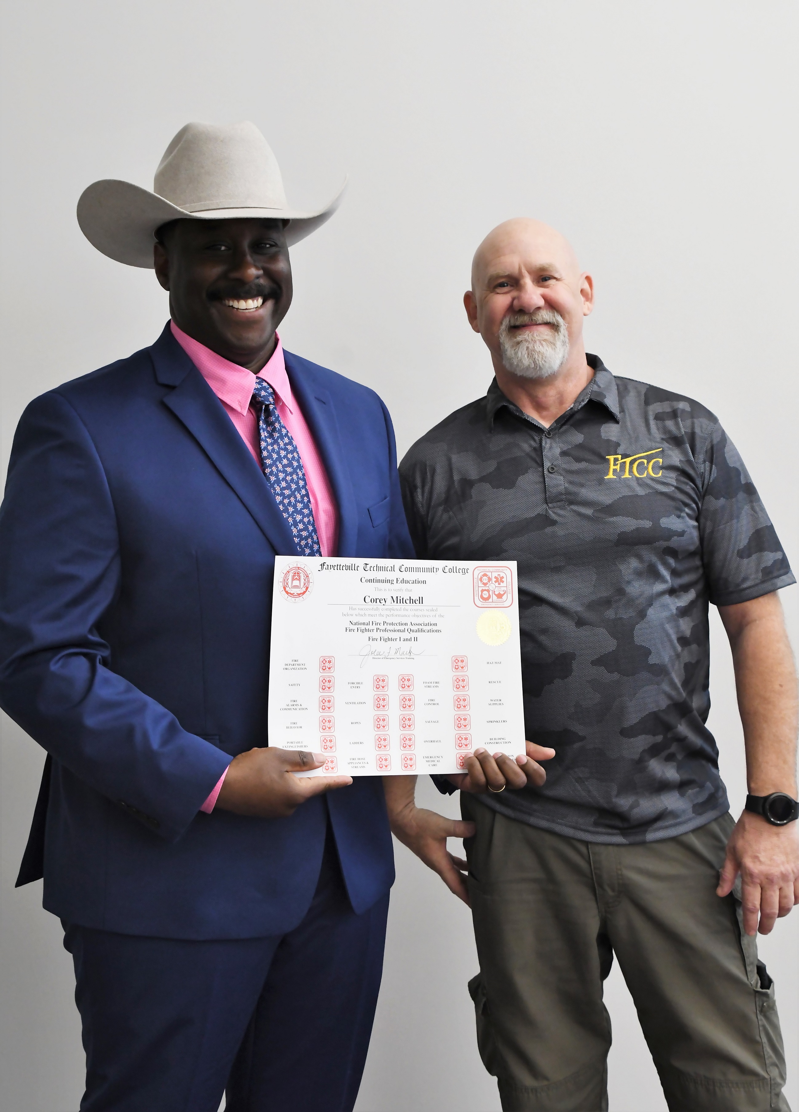 FTCC Fire Training Graduation March 2024