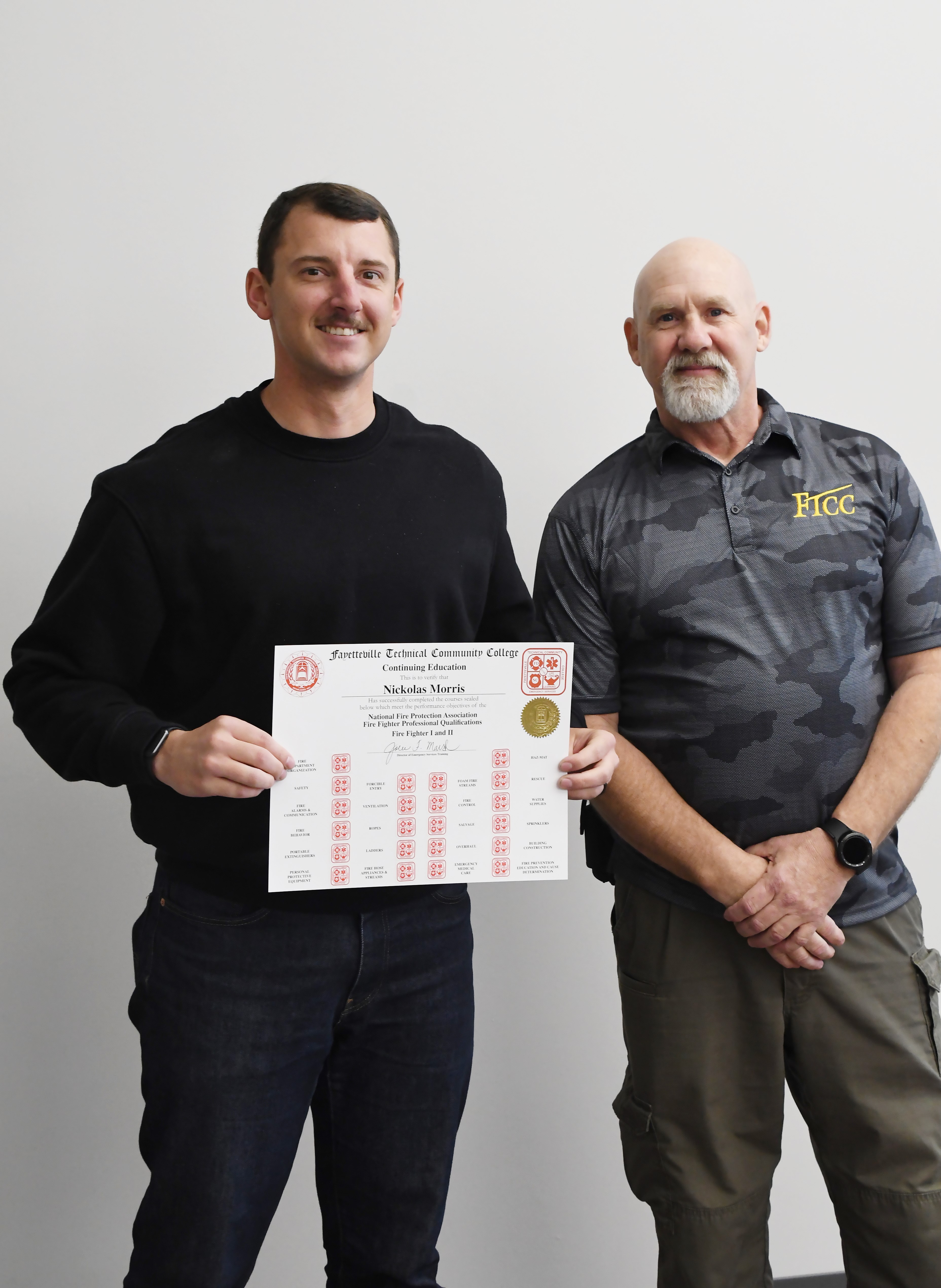 FTCC Fire Training Graduation March 2024