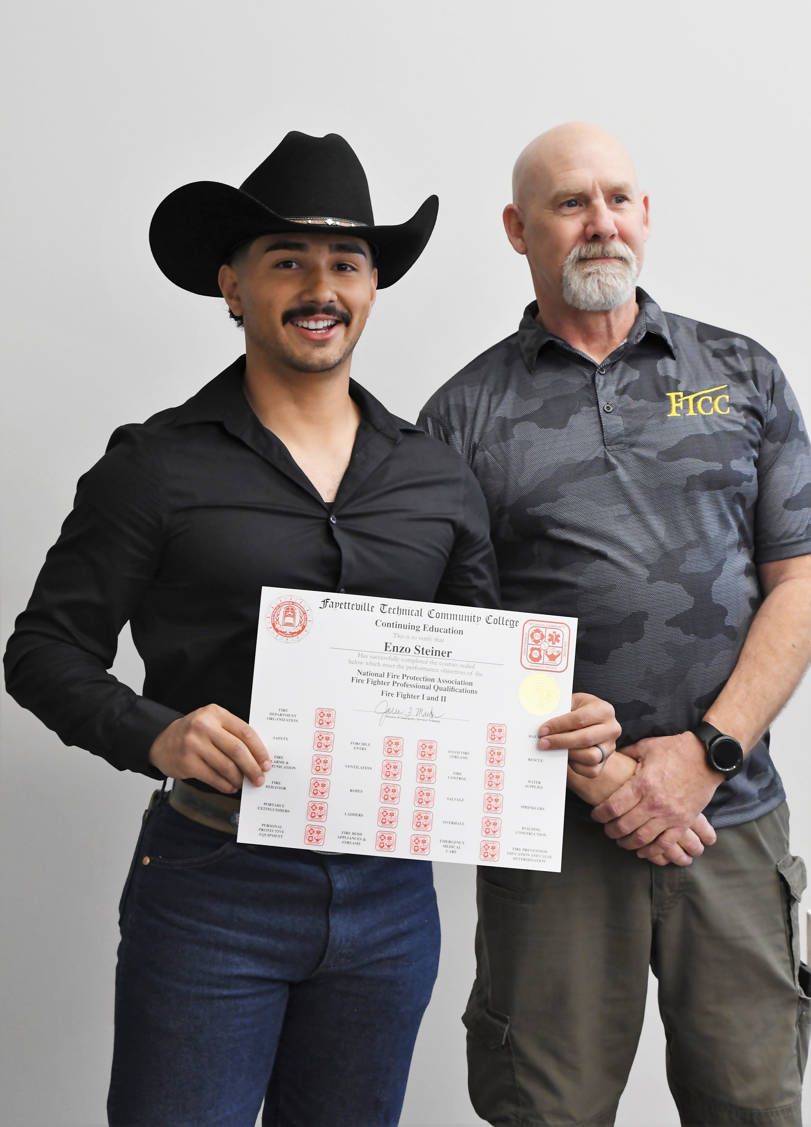 FTCC Fire Training Graduation March 2024