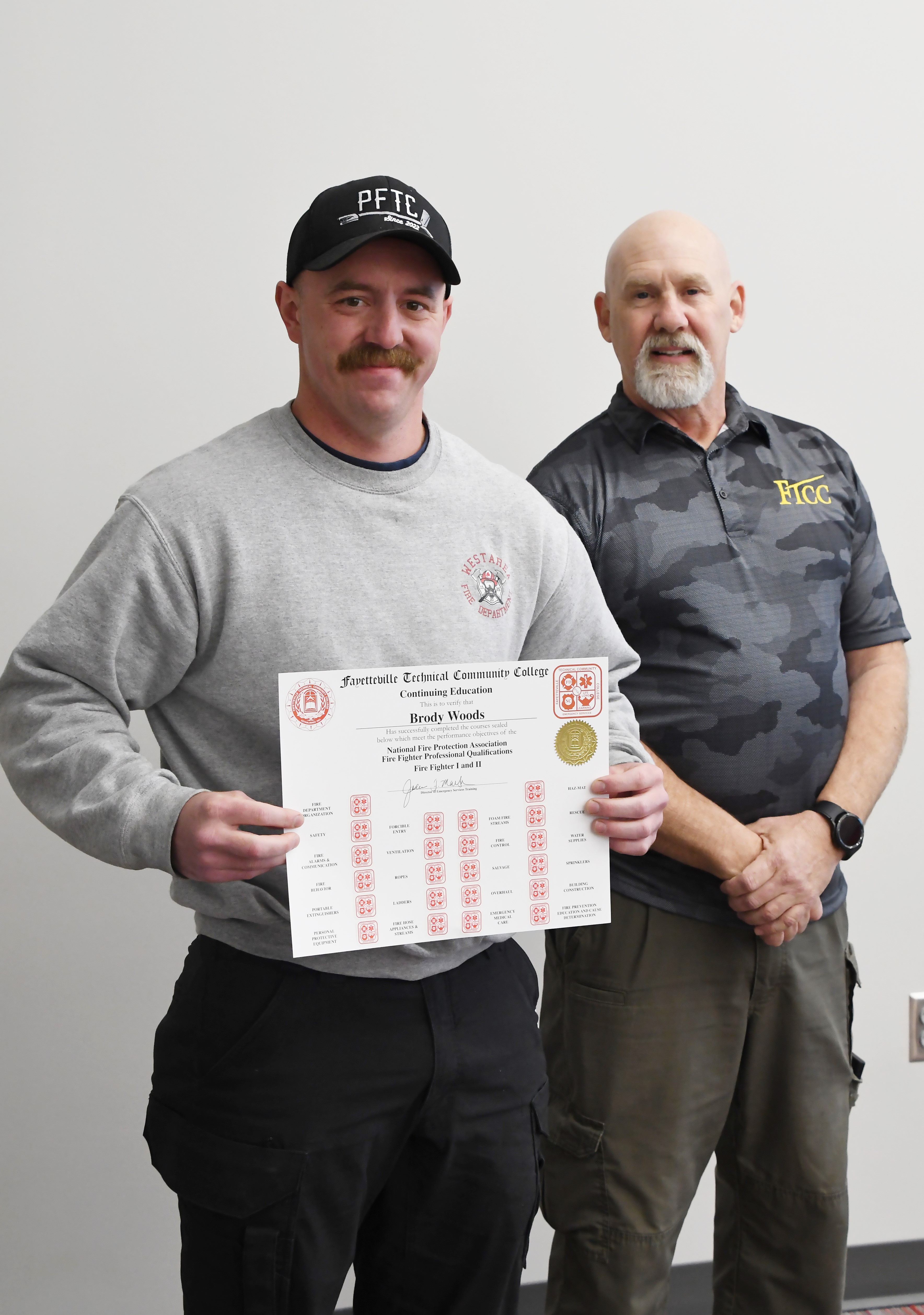 FTCC Fire Training Graduation March 2024