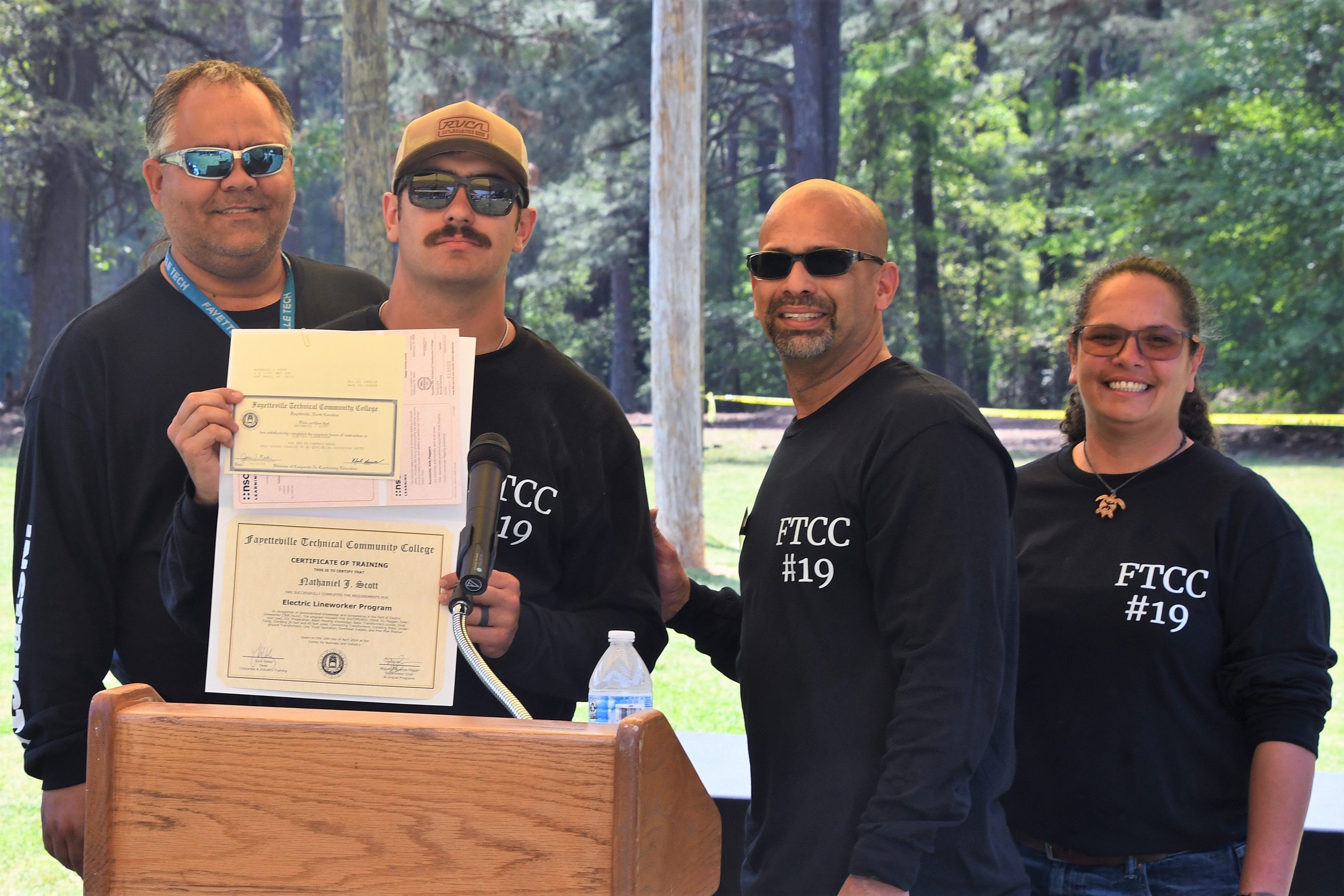 FTCC Basic Lineworker Graduation 2024