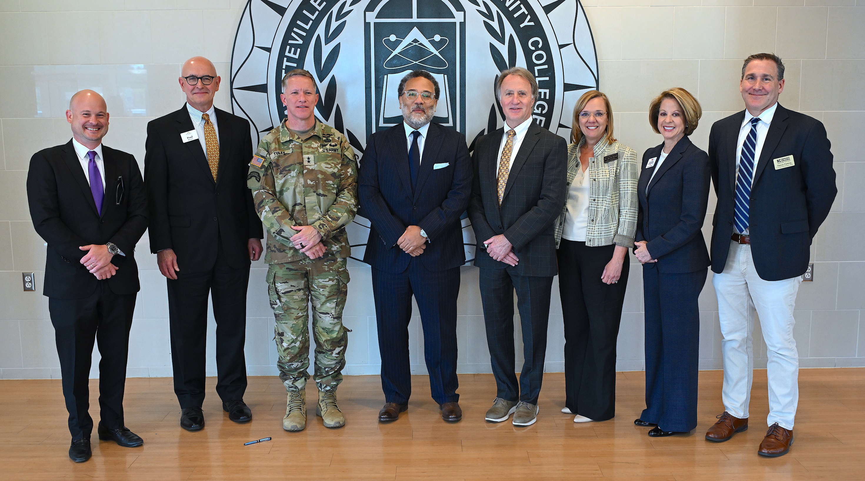 National Cyber Director Harry Coker Jr. visits FTCC on March 20, 2024.
