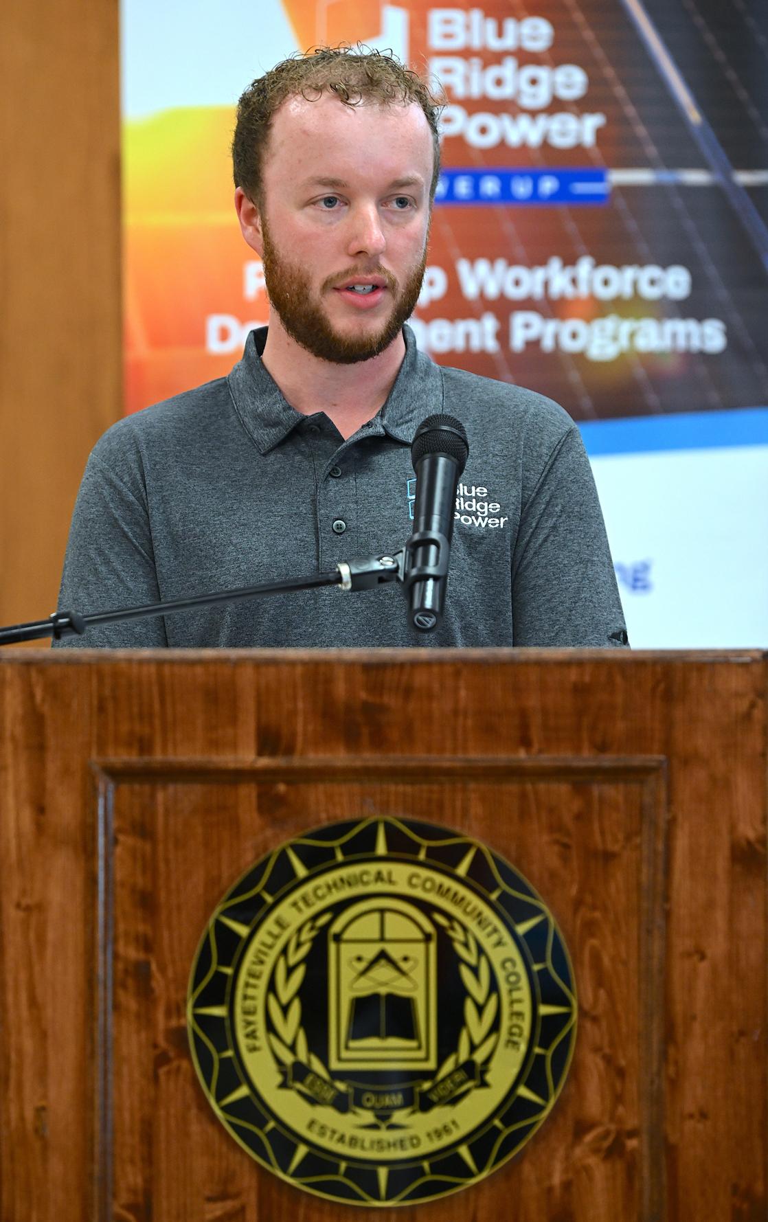 FTCC and Blue Ridge Power solar construction ceremony 2024