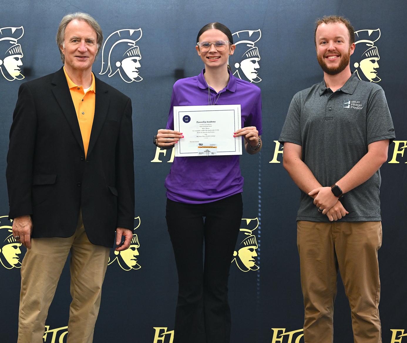 FTCC and Blue Ridge Power solar construction ceremony 2024