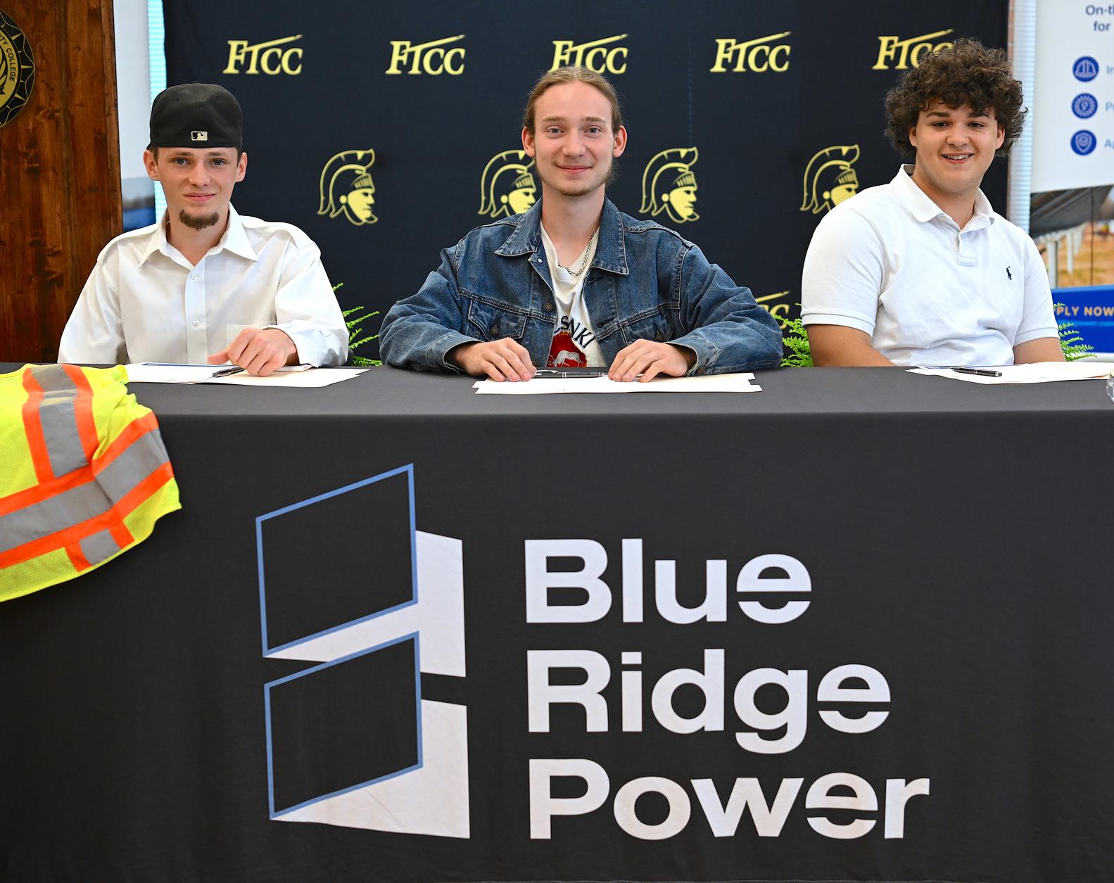 FTCC and Blue Ridge Power solar construction ceremony 2024